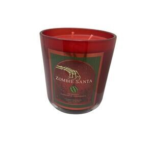 Fragrant Jewels Zombie Santa Scented Candle Medium Red Jar Ring Size 10 Holiday